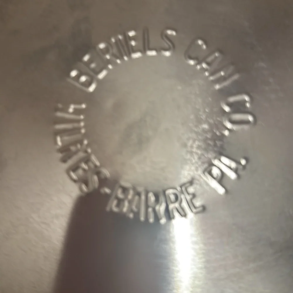 Bertelsmann Can Co. Tin Vintage Christmas Bertels Can Co. Metal Tin